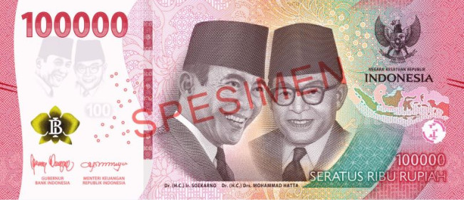 Tujuh Uang Kertas Rupiah Baru Tahun Emisi 2022 Diluncurkan, Ini Wujudnya