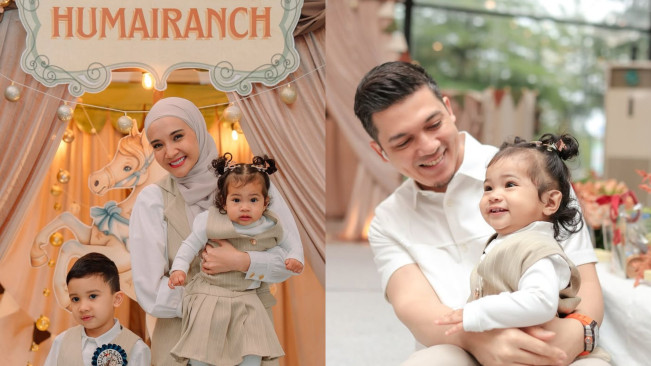 Gemas! Ini Potret Ulang Tahun Humaira Anak Zaskia & Irwansyah dengan Tema Peternakan