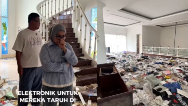 Momen Pertama Kalinya Uya Kuya dan Astrid ke Rumah Mereka yang Dijarah, Langsung Video Call Cinta dan Nino