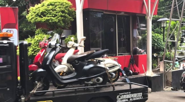 Penampakan 3 Vespa Senilai Rp 1,5 Miliar Disita KPK Kasus Dugaan Korupsi LPEI