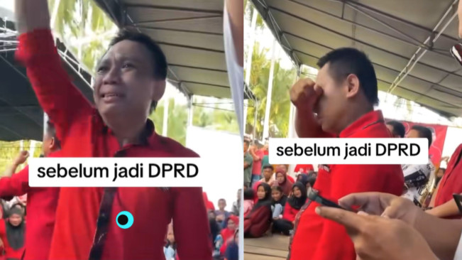 Viral Jejak Digital Wahyudin Moridu Nangis saat Kampanye, Kini Bertingkah Mau Rampok Uang Negara