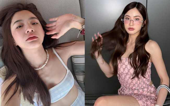 Gaya Seksi Artis Thailand WJ Mild Santai di Pantai Bali Pakai Bikini