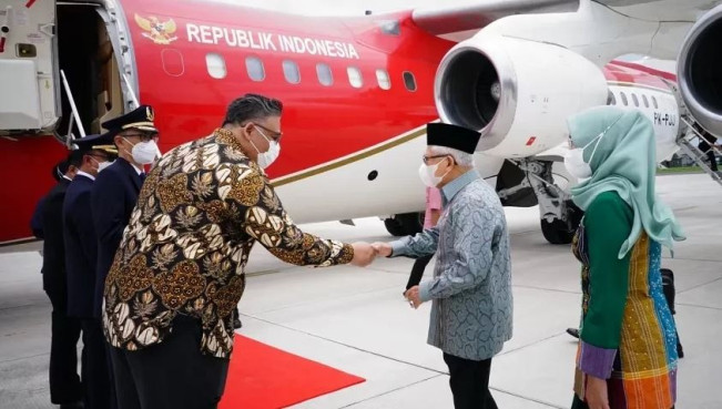 Tiba di Tapanuli Tengah, Wapres Hadiri Barus Berselawat untuk Indonesia