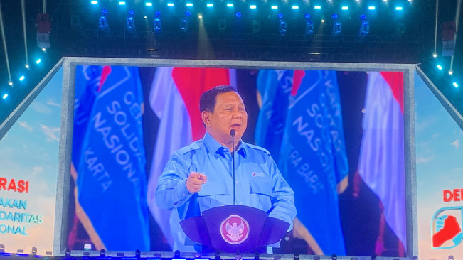 Bikin Baper! Presiden Prabowo Sapa Titiek Soeharto di Deklarasi GSN