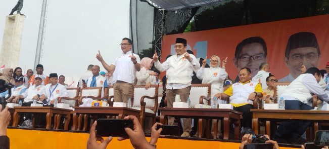 Deretan Janji Ridwan Kamil dan Suswono di Kampanye Akbar: Dari Rumah Ibadah Sampai Pendidikan