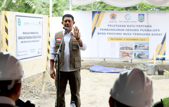 BNPB Bangun 4 Pusdalops di Empat Titik di NTB