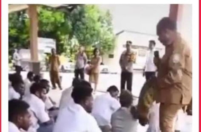 ASN Diduga Tendang Siswa di Papua yang Menolak Makan Bergizi Gratis, Viral di Media Sosial