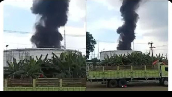 Riva Siahaan Diduga Korupsi BBM Rp 193,7 Triliun, Tangki Pertamina di Cilacap Kebakaran