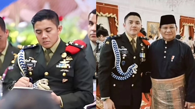 Profil Ajudan Prabowo SUbianto Teddy Indra Wijaya Yang DIkecam Soal Pengkatannya Sebagai Letkol