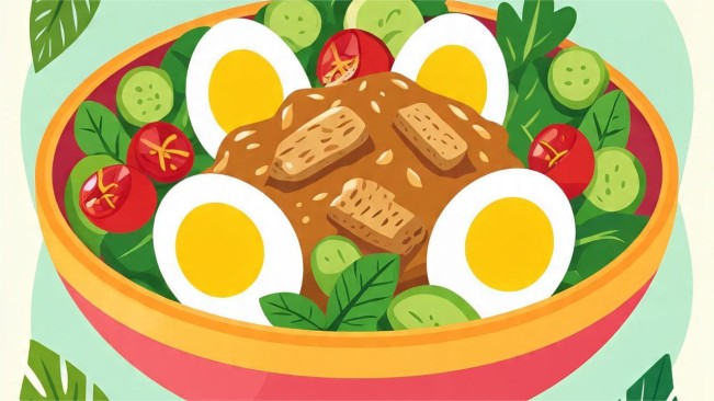 Resep Paling Gampang Bumbu Gado-Gado Siram Surabaya, Cocok yang Lagi Diet