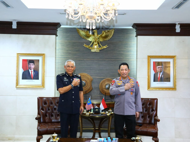 Kapolri Bertemu Kepala Kepolisian Malaysia, Bahas PMI Ilegal dan Penanganan Covid-19