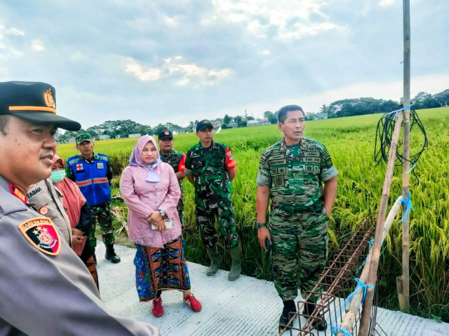 TMMD ke 115 jadi Berkah Bagi Warga Desa Kertajaya