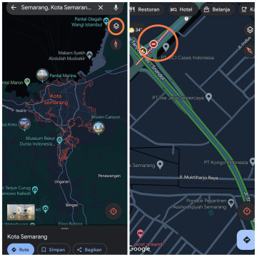 Google Maps Bantu Mengecek One Way Selama Mudik Lebaran