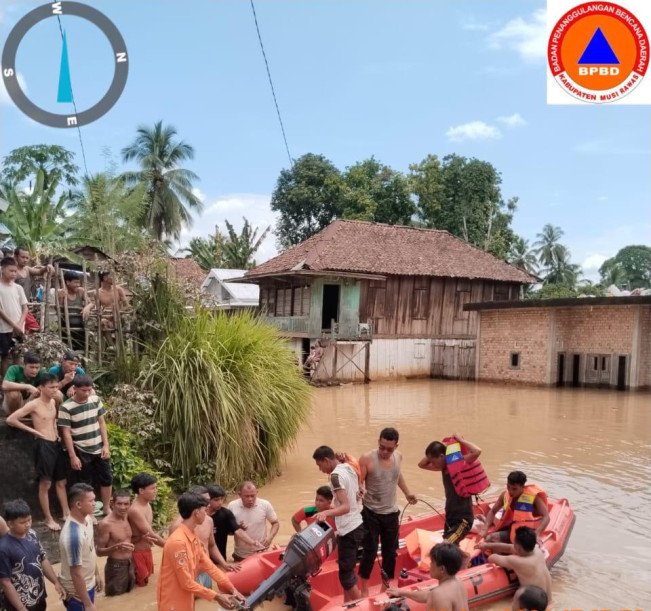 Banjir Bandang Musi Rawas Utara, 51.812 Jiwa Terdampak