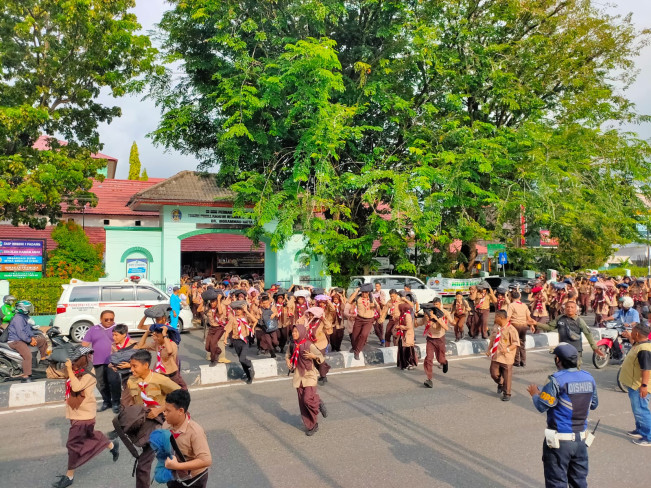 Rawan Bencana, Sumbar Titik Simulasi Peringatan HKB 2024