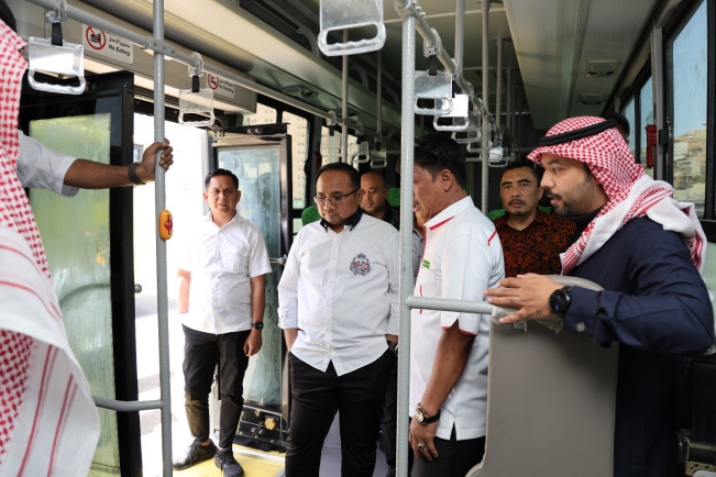 Bus Salawat Siap Antar Jemaah Haji Indonesia di Arab Saudi
