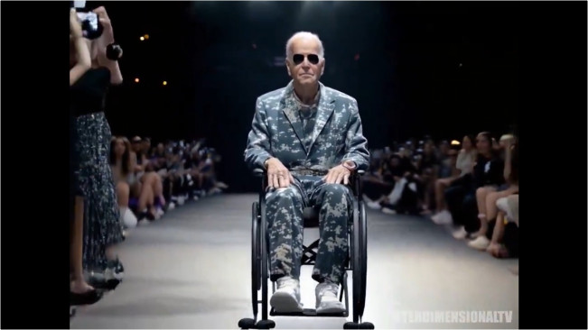 Setelah Mundur Jadi Capres, Joe Biden Tampil dengan Kursi Roda
