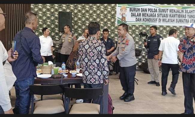 Kapolda Sumut Ajak Serikat Pekerja Jaga Kondusivitas Pilkada 2024
