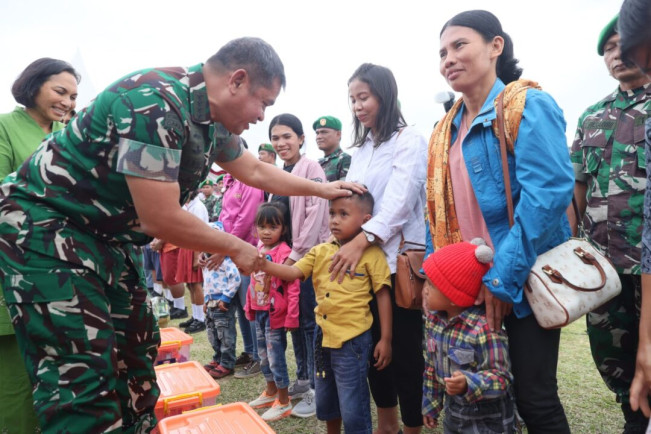 Kasad Wujudkan Akses Air Bersih dan Dukung Pelestarian Lingkungan di Kawasan Danau Toba