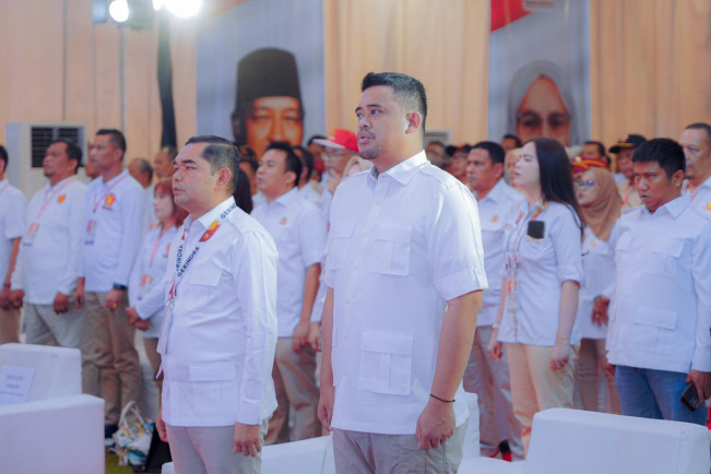 Gerindra Medan Deklarasi Menangkan Bobby-Surya di Pilgub Sumut 2024