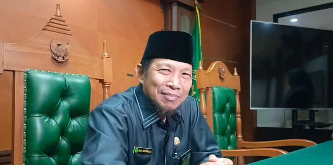 Humas Pengadilan Agama Jakarta Selatan, Suryana ditemui di kantornya pada Rabu (28/5/2025) [FTNews]