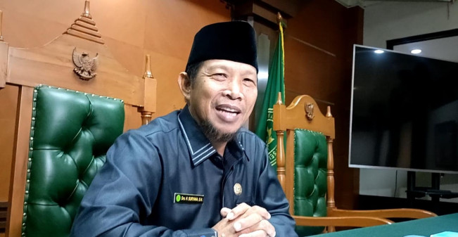 Humas Pengadilan Agama Jakarta Selatan, Suryana ditemui di kantornya pada Rabu (28/5/2025) [FTNews]