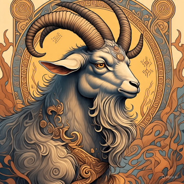 Ilustrasi shio Kambing (META)