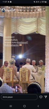 Al sudah sah mempersunting alyssa (Instagram)
