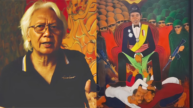 Diduga Ada Wajah Mirip Jokowi, Yos Suprapto Ungkap Makna Lukisannya yang Dilarang Oleh Galeri Nasional