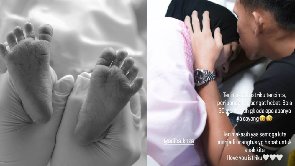 Potret jari mungil Baby Elara yang dibagikan Egy. Sang putri kecil akhirnya hadir melengkapi kebahagiaan keluarga kecil mereka. [Instagram]