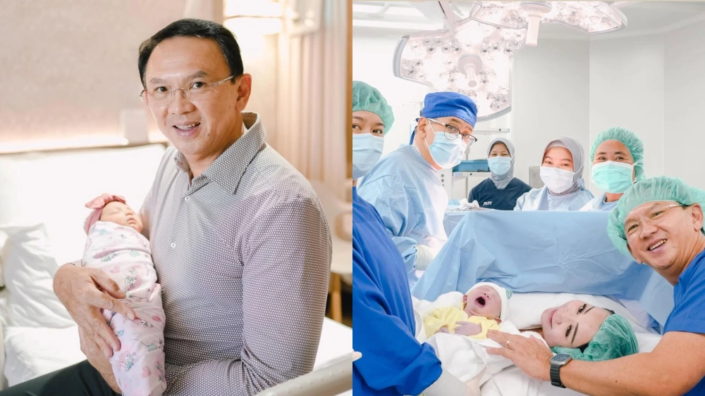 4 Potret Bahagia Ahok Sambut Kelahiran Putri Cantik Regina Welasih Purnama