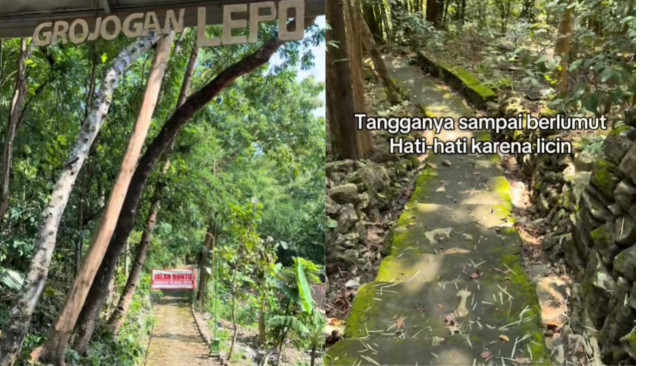 Sempat Viral 2017, Wisata Air Terjun Lepo di Yogyakarta Kini Kondisinya Merana