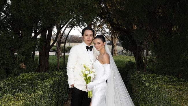 Pernikahan Amanda Rawles dan Adriel Susanteo. (Instagram)