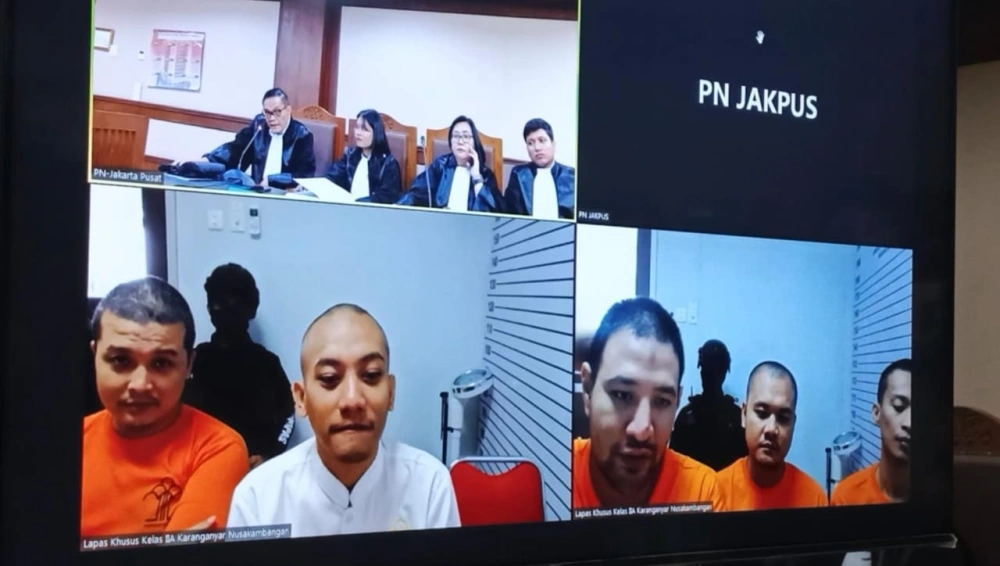 Ammar Zoni mengbarkan bahwa dalam kondisi baik selama di Lapas Nusakambanga. [FTNews/Raka]