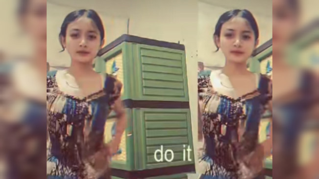 Cuplikan video Andini Permata. [TikTok]