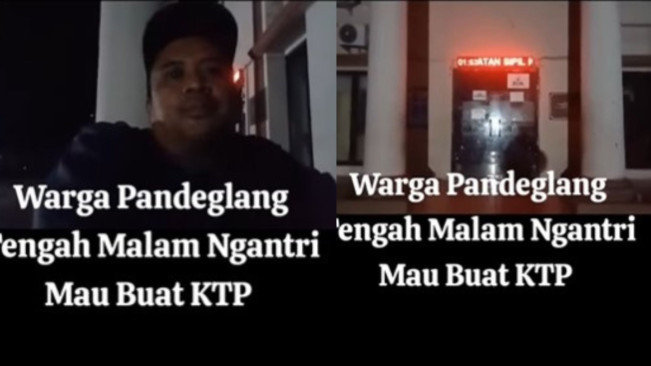 Viral Bikin KTP di Disdukcapil Pandeglang Harus Ngantre dari Pukul 1.00 Pagi
