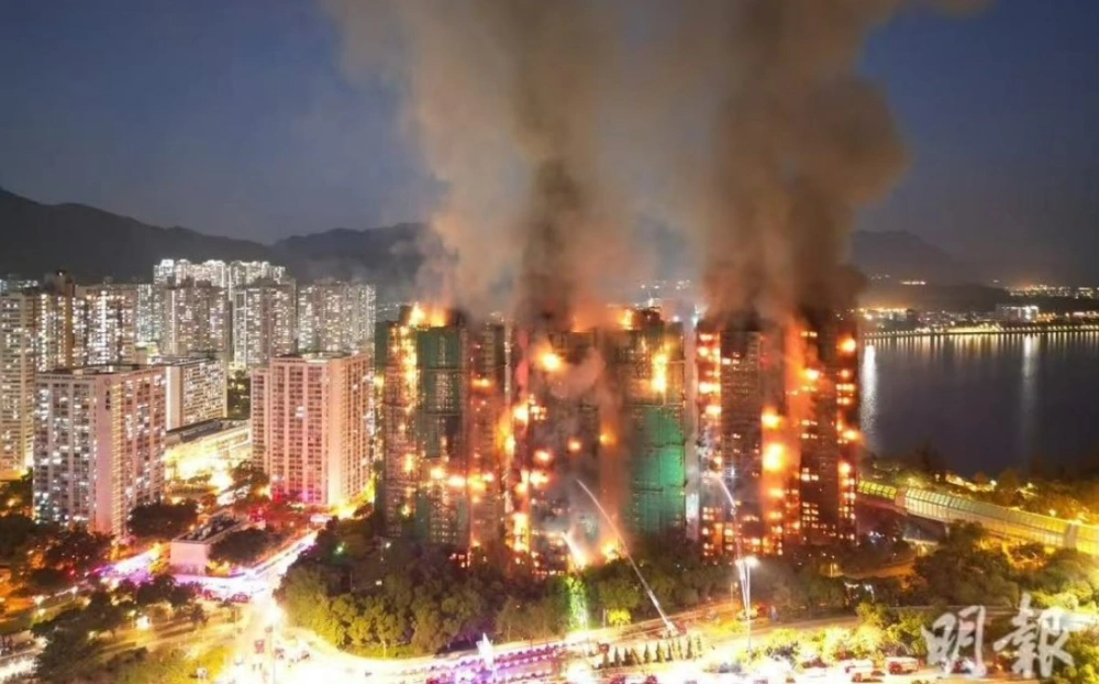 Hong Kong Berduka, Kebakaran Besar Apartemen Akibatkan 44 Tewas, Ratusan Orang Hilang