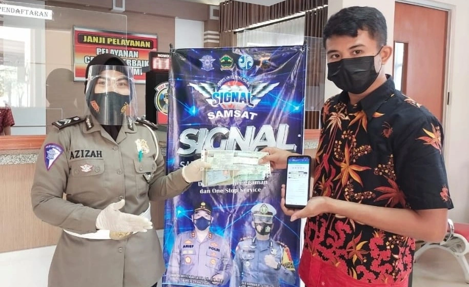 Sosialisasi aplikasi SIGNAL. [Dok. Korlantas Polri]
