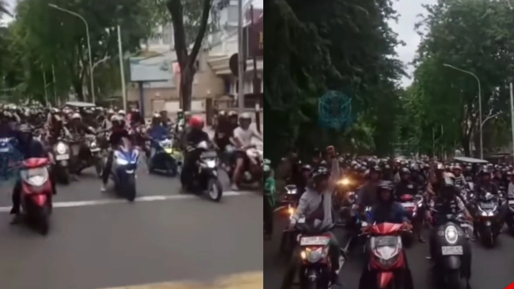 Viral Ratusan Arek Suroboyo Turun ke Jalan Imbas Kasus Nenek Elina, Sweeping Atribut MADAS