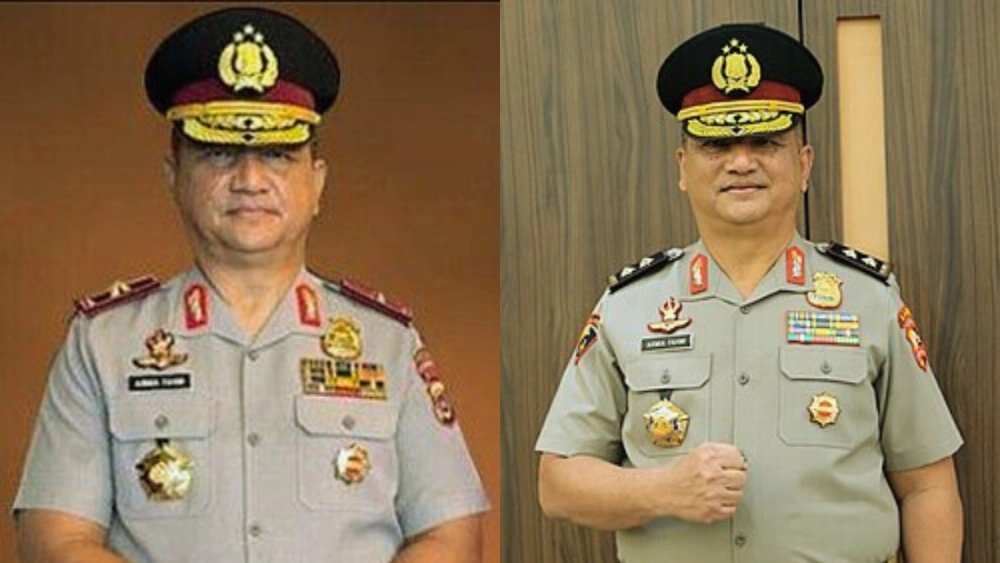 Armia Pahmi saat masih aktif dinas kepolisian. [Dok. Istimewa]