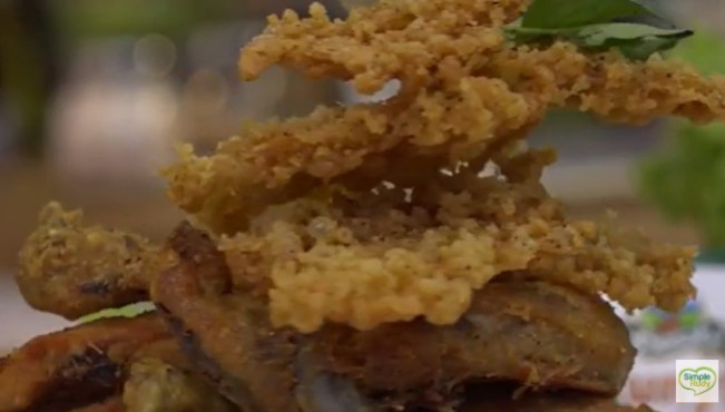 Ayam kremes. (YouTube Simple Rudy)