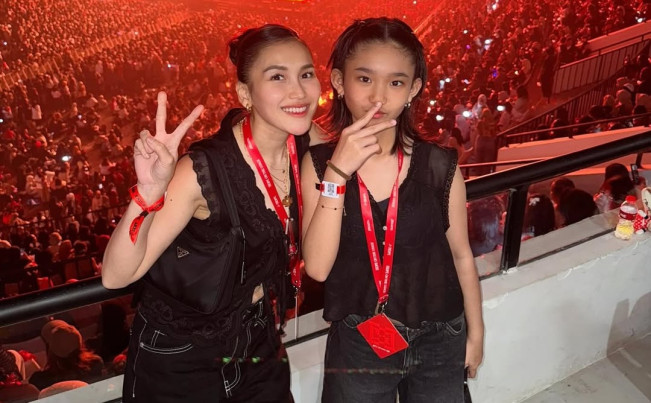 Ayu Ting Ting dan Bilqis. (Instagram/@ayutingting92)