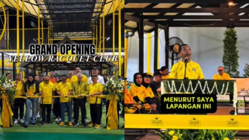 Viral Bahlil Lahadalia Resmikan Lapangan Padel, Diskon Asal Jadi Anggota Golkar