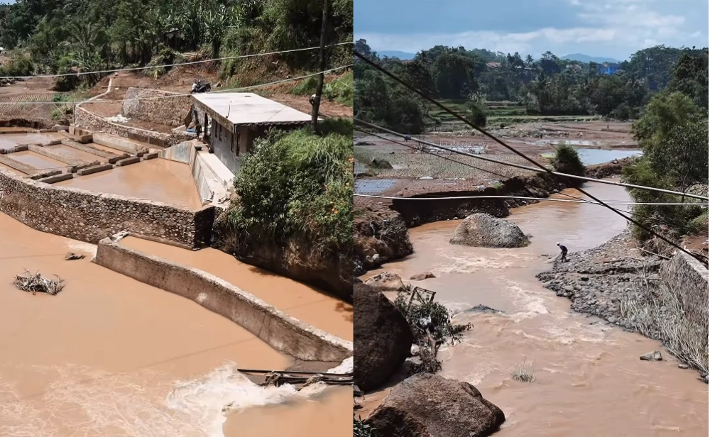 Sejumlah objek wisata turut terdampak akibat. [Instagram]