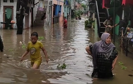 Jakarta Diguyur Hujan Deras, 42 RT Banjir