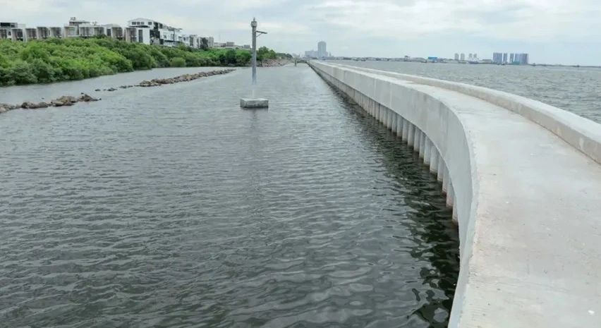 Ilustrasi banjir rob Jakarta. [Instagram @ppiddkijakarta]