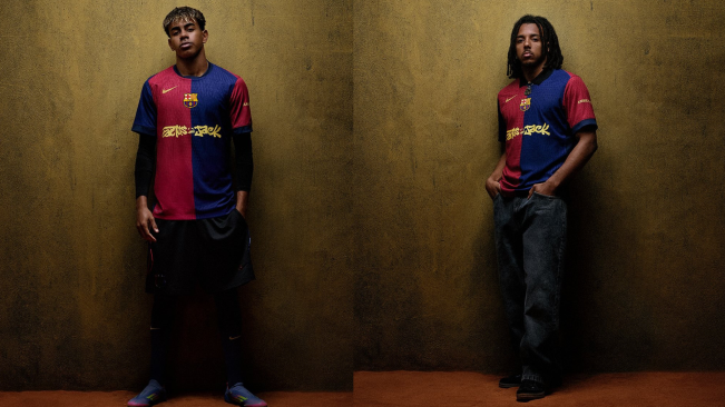 Lawan Real Madrid Pekan Depan, Barcelona Pakai Jersey Kolaborasi dengan Travis Scott