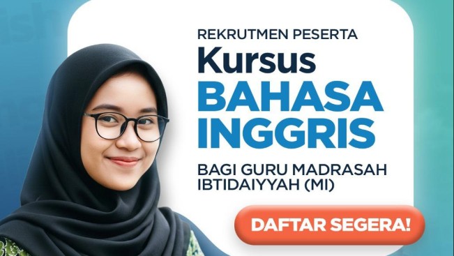 Kemenag Buka 300 Beasiswa Kursus Bahasa Inggris untuk Guru MI, Ini Cara Daftar dan Link-nya