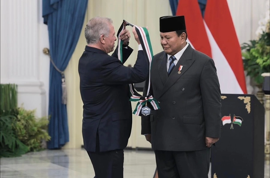 Mengenal Bejeweled Grand Cordon Al-Nahda, Medali yang Diterima Prabowo dari Raja Yordania