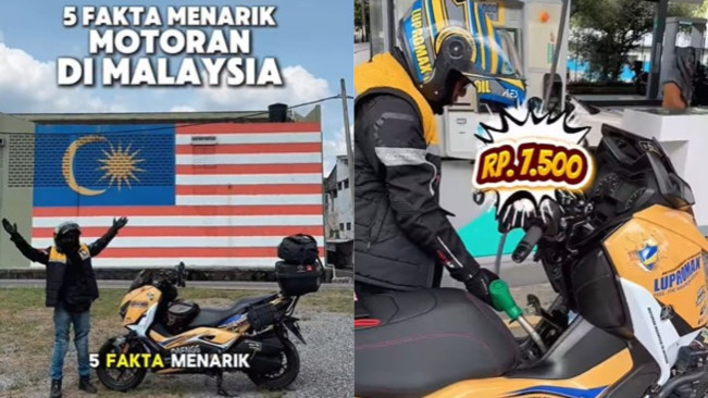 Viral Biker Bikin 5 Perbedaan Motoran di Indonesia dan Malaysia: Bonusnya Tidak Ada Tukang Parkir